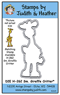 DIE H-262 Sm. Giraffe Critter
